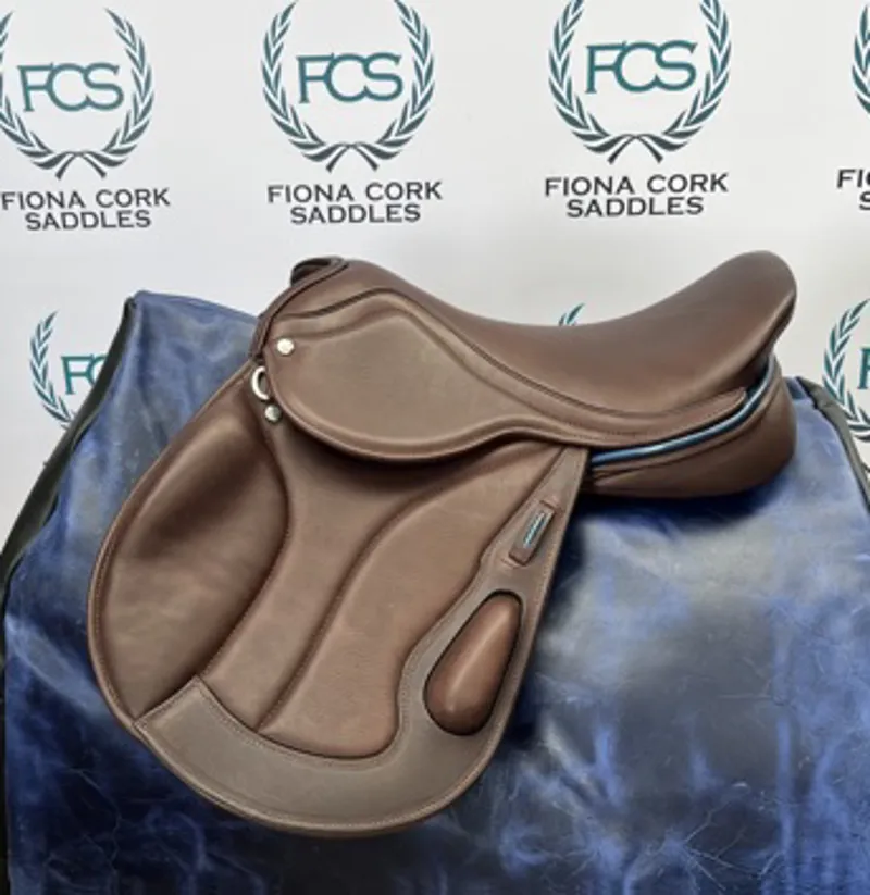 Fiona Cork Event Dual Flap Flat Tree Saddle - Brown